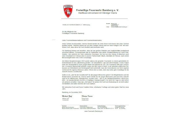 Weihnachtsbrief 2025